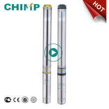 CHIMP 4" 2m3/h 0.75kW/1.1kW 380V good quality PC impeller stainless steel centrifugal submersible pump